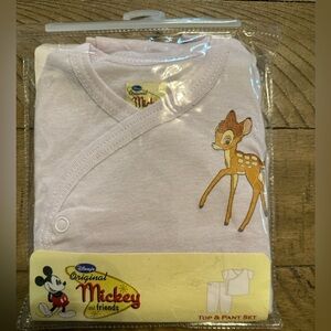 Vintage Disney Mickey  and friends Bambi top and pant set